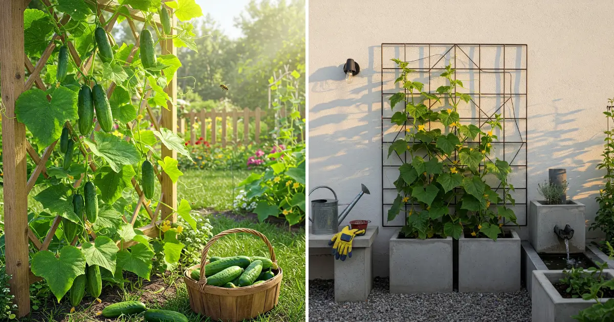 Build a Cucumber Trellis
